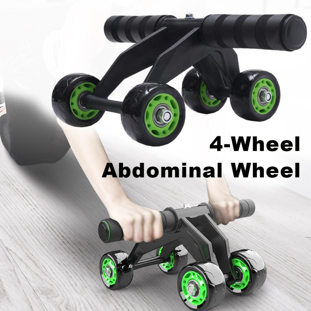 Four-Wheel Ab Roller for Home Fitness