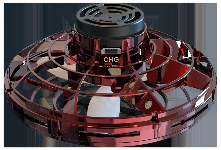 Mini LED UFO Flying Spinner Drone Toy