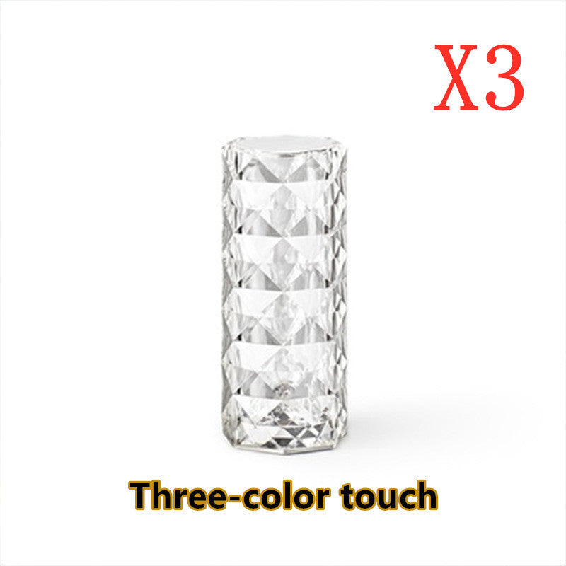 Nordic Crystal Touch Dimming Table Lamp