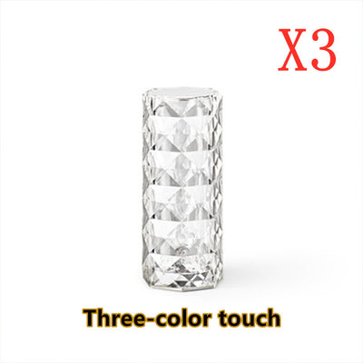 Nordic Crystal Touch Dimming Table Lamp