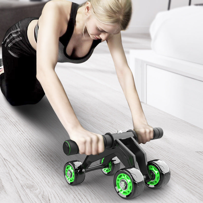 Four-Wheel Abdominal Exercise Roller