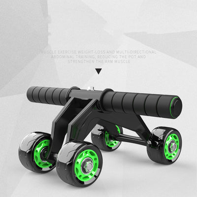 Four-Wheel Abdominal Exercise Roller