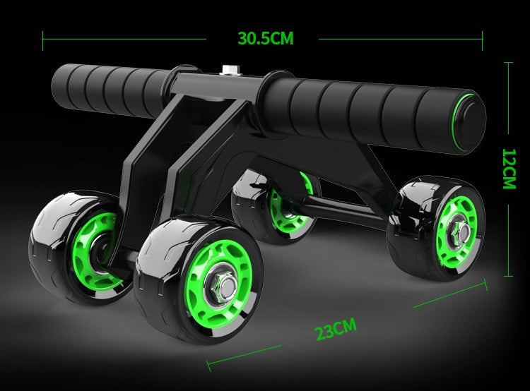 Four-Wheel Abdominal Exercise Roller