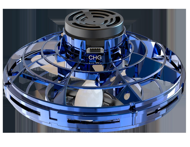 Mini LED UFO Flying Spinner Drone Toy