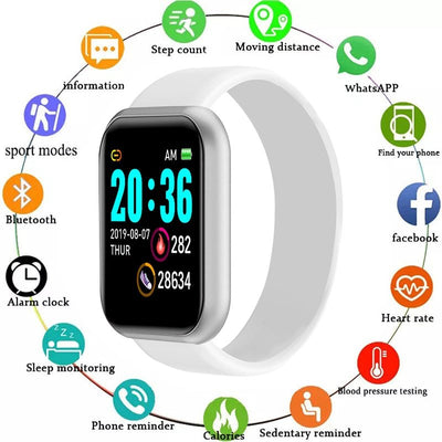Y68 Smart Fitness Bracelet Watch