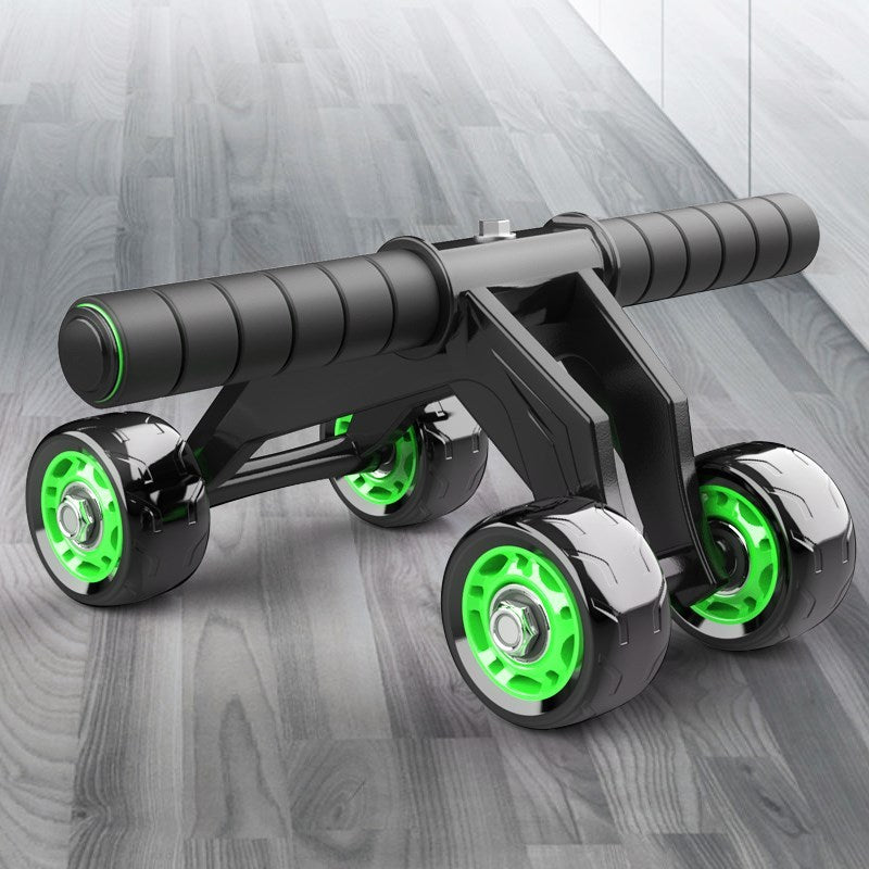 Four-Wheel Ab Roller for Home Fitness