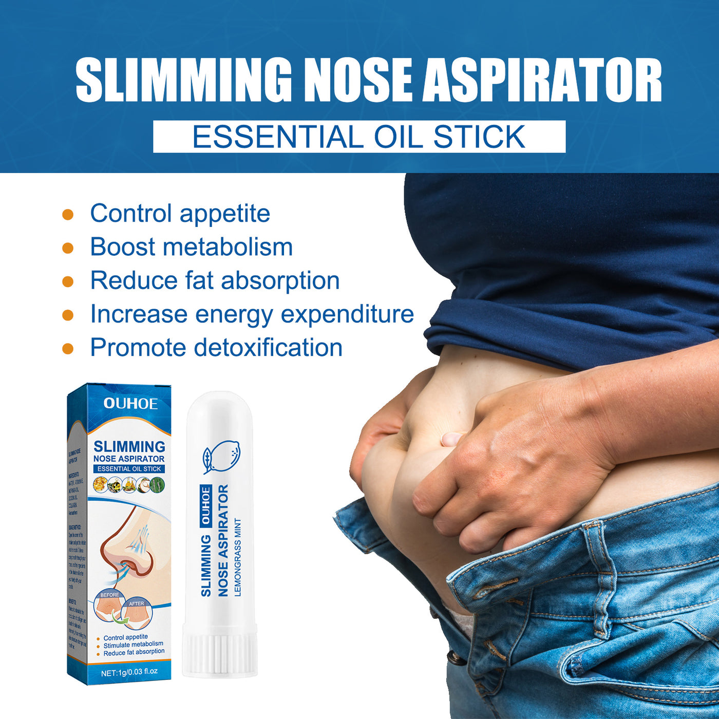 Copy of Toning And Nasal Smoothing, Firming Muscles Sculpting Waist Slimming Body To Highlight Body Curves Nasal Inhaler