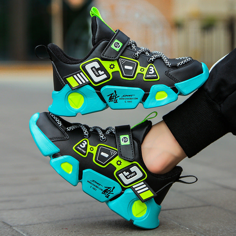 Mesh Velcro Breathable Walking Sneakers