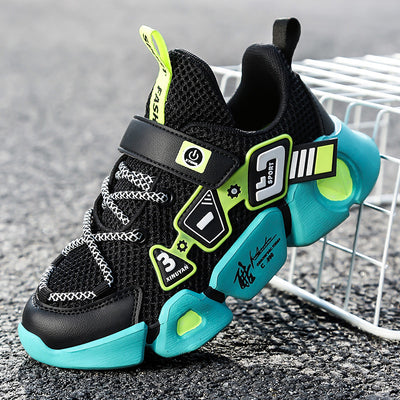 Mesh Velcro Breathable Walking Sneakers