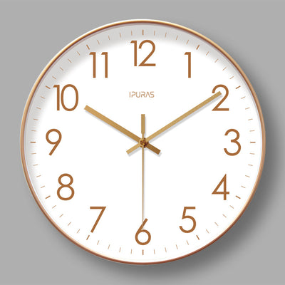 Copy of 2025 New 10/12/14 - inch Electronic Calendar Wall Clock. Monitors temp & humidity. Dual - display. Mute. Quartz movement.