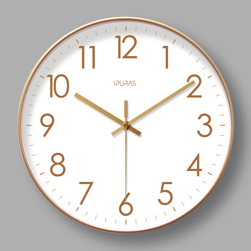 Copy of 2025 New 10/12/14 - inch Electronic Calendar Wall Clock. Monitors temp & humidity. Dual - display. Mute. Quartz movement.