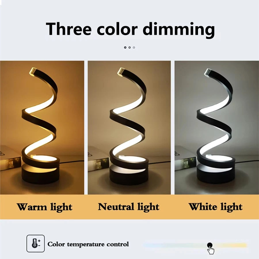 USB Spiral LED Night Light