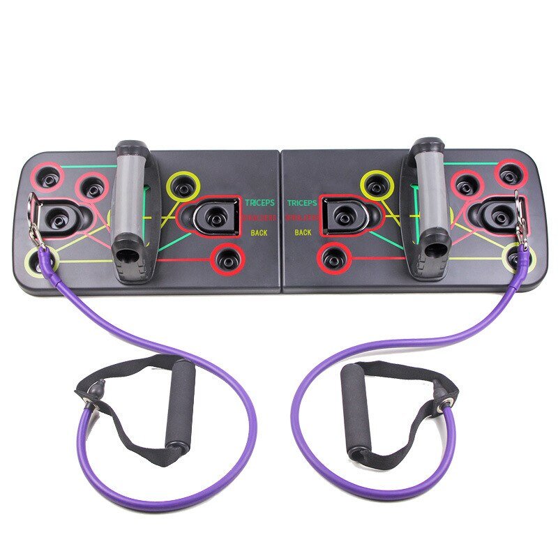 9 in 1 Push Up Board with Multifunction Body Building Fitness Exercise Tools Men Women Push - up Stands For GYM Body Training - Finesse for All:infoshopstore.fitnessforall.com.uk