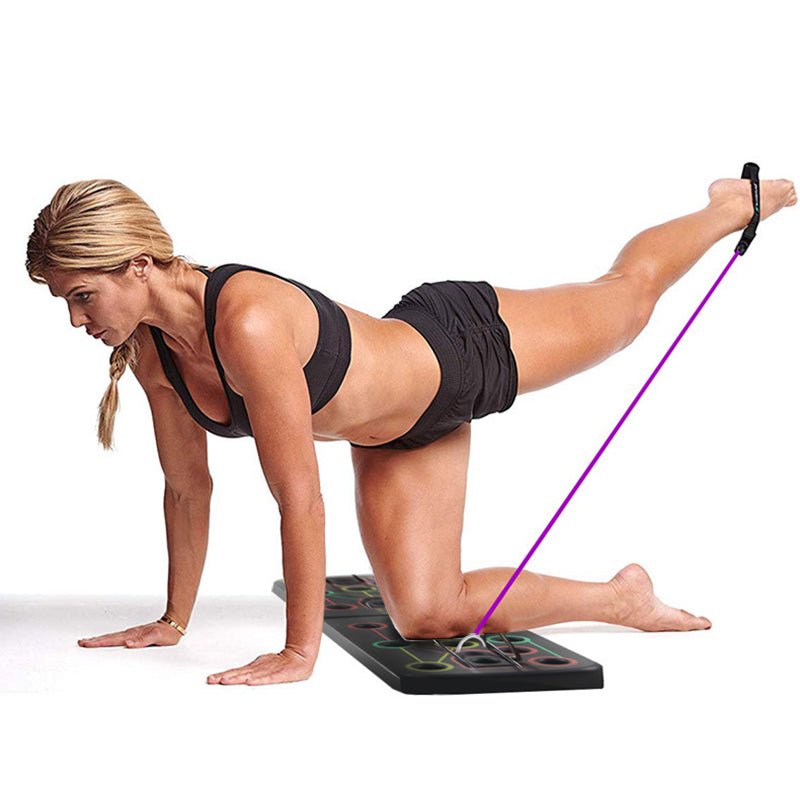 9 in 1 Push Up Board with Multifunction Body Building Fitness Exercise Tools Men Women Push - up Stands For GYM Body Training - Finesse for All:infoshopstore.fitnessforall.com.uk