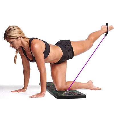9 in 1 Push Up Board with Multifunction Body Building Fitness Exercise Tools Men Women Push - up Stands For GYM Body Training - Finesse for All:infoshopstore.fitnessforall.com.uk