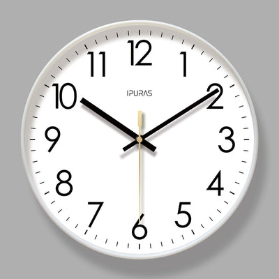 Copy of 2025 New 10/12/14 - inch Electronic Calendar Wall Clock. Monitors temp & humidity. Dual - display. Mute. Quartz movement.