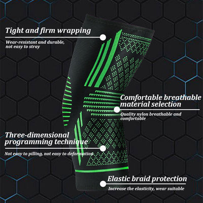 Copy of Sports elbow protection with four-way elastic pressure knitted breathable nylon elbow protection