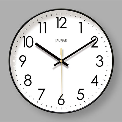 Copy of 2025 New 10/12/14 - inch Electronic Calendar Wall Clock. Monitors temp & humidity. Dual - display. Mute. Quartz movement.