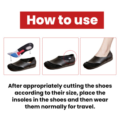 Corrective Foot Insoles, Arch Support Insole Non-Slip And Wear Resistant Foot Posture Correction Insole