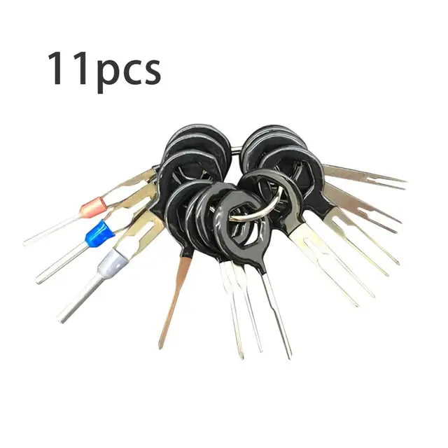 Copy of Car Terminal Removal Tool Kit Electrical Wiring Crimp Connector Pin Extractor Kit Car Repair Hand Tool 11pcs 8pcs 3pcs