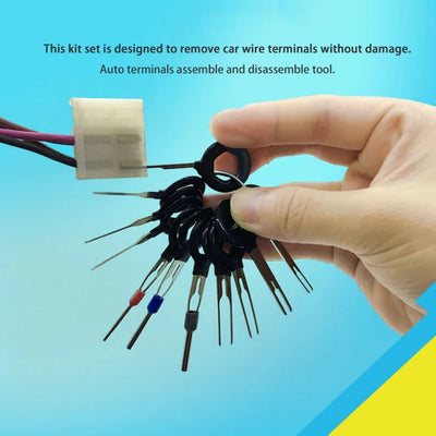 Copy of Car Terminal Removal Tool Kit Electrical Wiring Crimp Connector Pin Extractor Kit Car Repair Hand Tool 11pcs 8pcs 3pcs