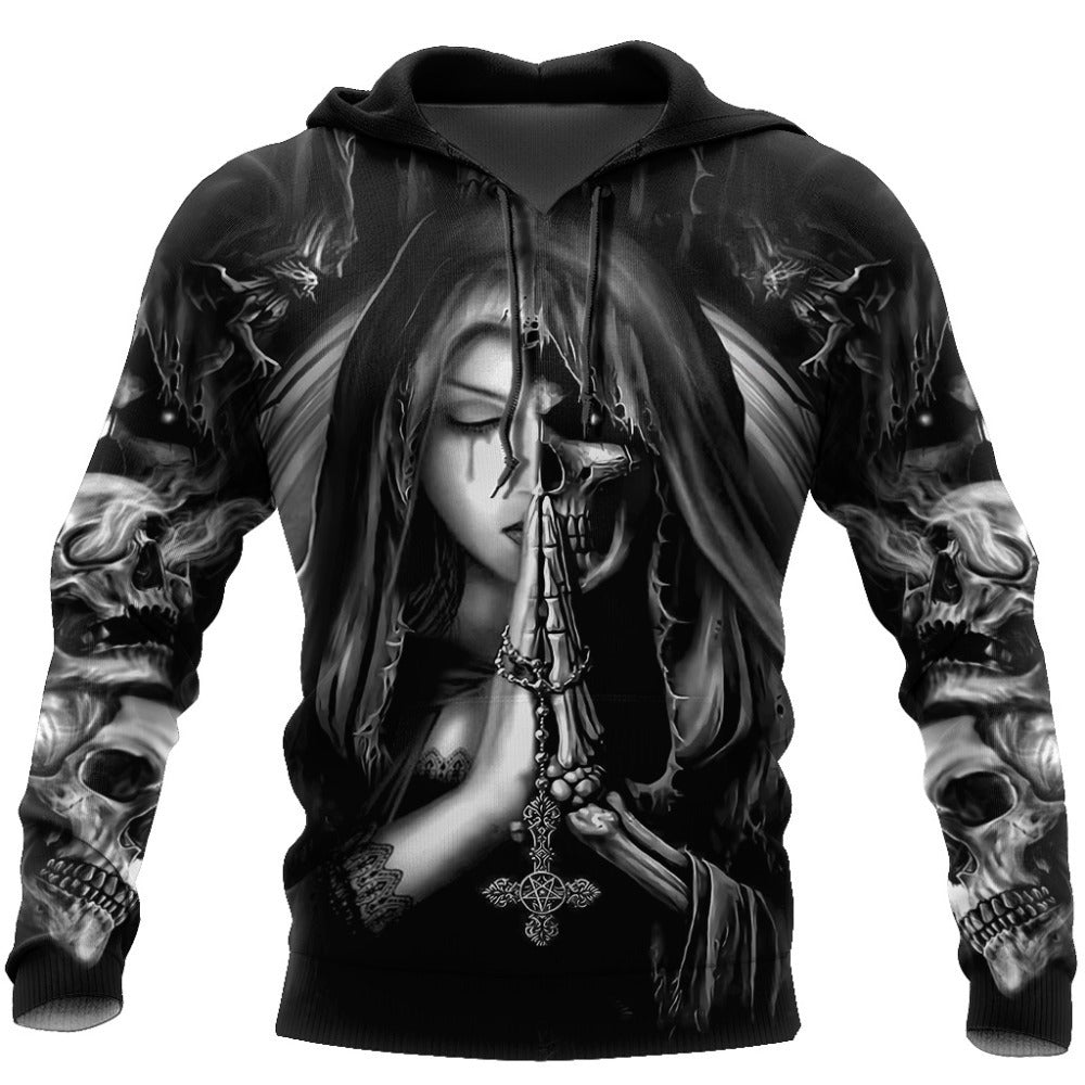 Great price Halloween Skull Anime 3D Sweatshirt under$50