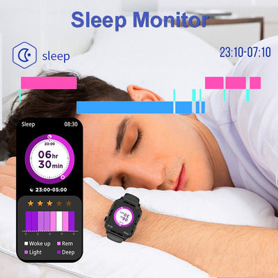 Bluetooth Sports Smartwatch Blood Pressure Blood Oxygen Monitoring - Finesse for All:infoshopstore.fitnessforall.com.uk