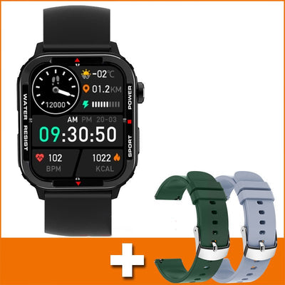 Bluetooth Sports Smartwatch Blood Pressure Blood Oxygen Monitoring - Finesse for All:infoshopstore.fitnessforall.com.uk