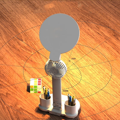 LED Clock Dimmable Desk Lamp