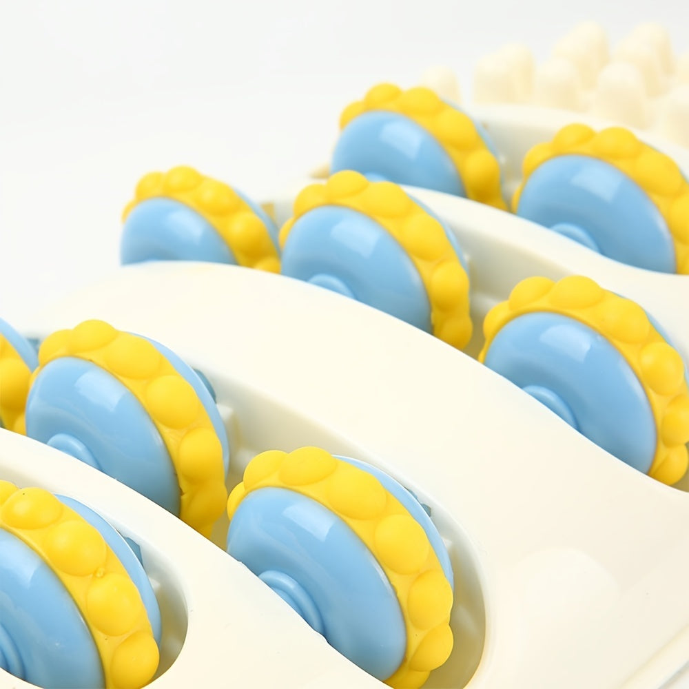 Wooden Dual Foot Massager Roller