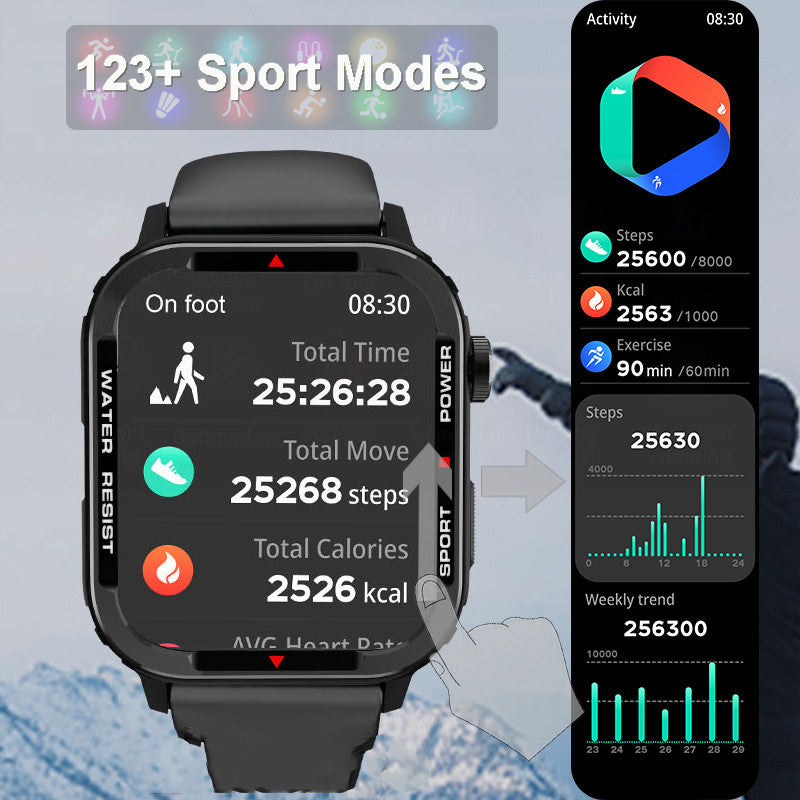 Bluetooth Sports Smartwatch with Health Monitor