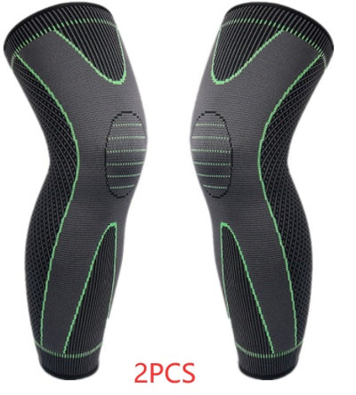 Non-Slip Sports Leggings with Knee Pads