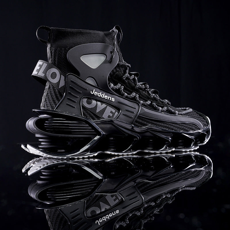 High-Top Men’s Thick-Soled Sneakers