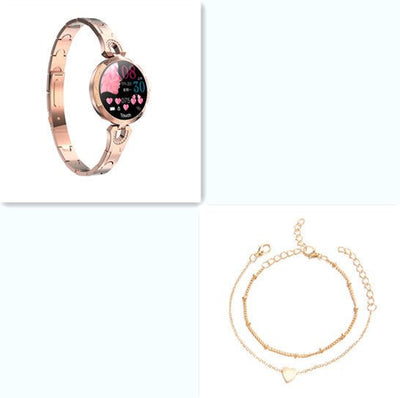 Fashion Women's Smart Watch Waterproof Wearable Device Heart Rate Monitor Sports Smartwatch for Women Ladies - Finesse for All:infoshopstore.fitnessforall.com.uk