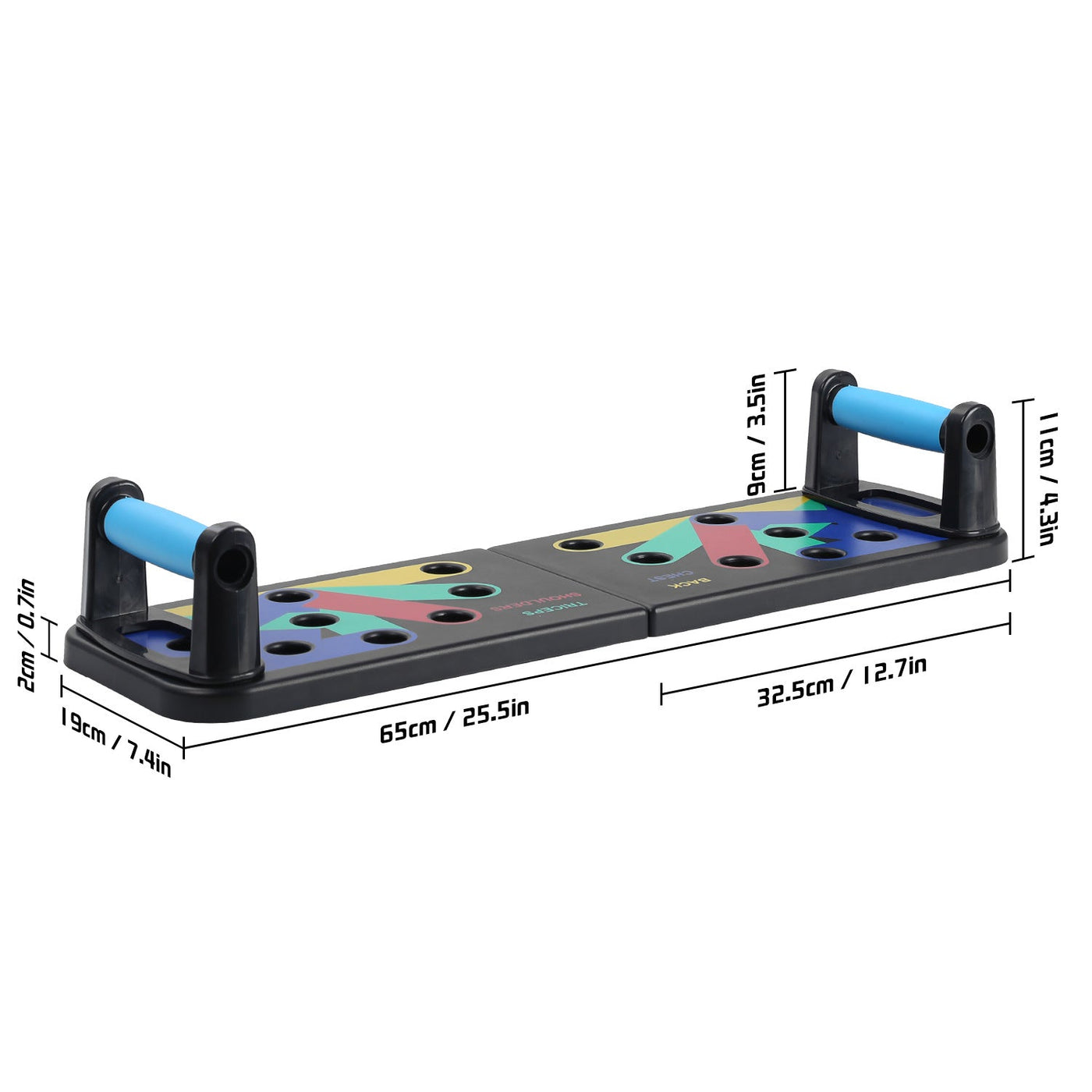 Foldable Multi - Function 12 - Function 14 - Function Push - Up Board Bracket Fitness Equipment Exercise Abs Board - Finesse for All:infoshopstore.fitnessforall.com.uk