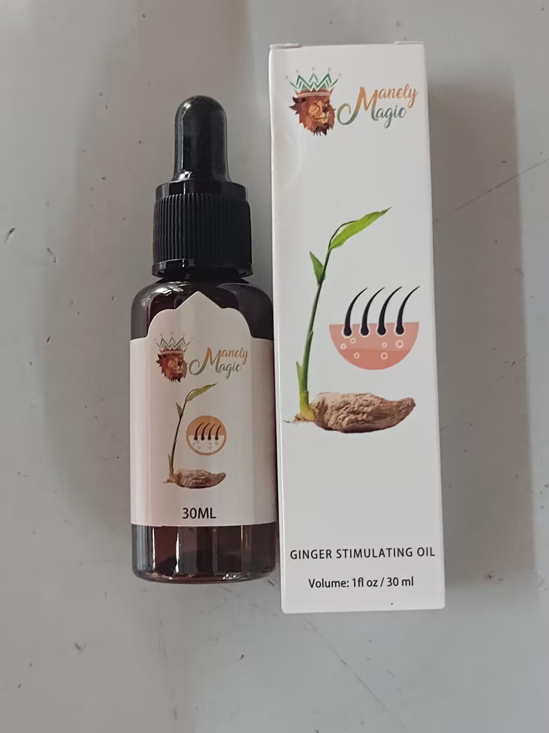 Household Ginger Hair Care Essential Oil Head - Finesse for All:infoshopstore.fitnessforall.co.uk
