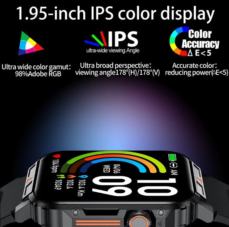 L81 Outdoor Sports Square Smartwatch Answer Call Big Battery Fitness Tracker Waterproof Smartwatch Men For IOS Android - Finesse for All:infoshopstore.fitnessforall.com.uk