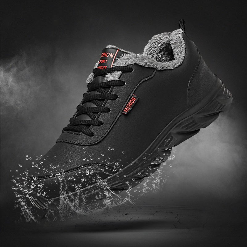 Men Sneakers Winter Warm Sports Shoes With Plush - Finesse for All:infoshopstore.fitnessforall.com.uk