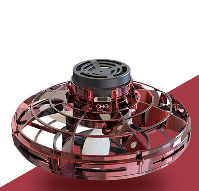 Mini Fingertip Gyro Interactive Decompression Toy Drone LED UFO Type Flying Helicopter Spinner Toy Kids - Finesse for All:infoshopstore.fitnessforall.com.uk