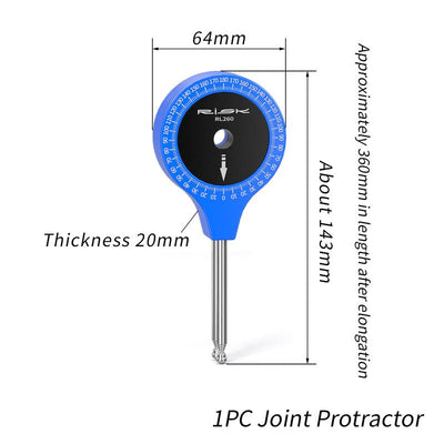 RISK Road Bicycle Airship - Fitting Knee Joint Angle Measuring Protractor for Bike Riding Posture - Finesse for All:infoshopstore.fitnessforall.com.uk
