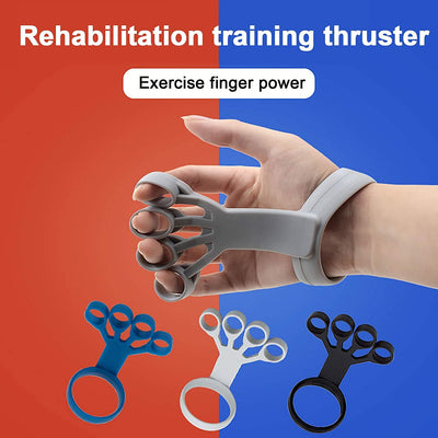 Silicone Grip Device Finger Exercise Stretcher Arthritis Hand Grip Trainer Strengthen Rehabilitation Training To Relieve Pain - Finesse for All:infoshopstore.fitnessforall.com.uk