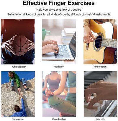 Silicone Grip Device Finger Exercise Stretcher Arthritis Hand Grip Trainer Strengthen Rehabilitation Training To Relieve Pain - Finesse for All:infoshopstore.fitnessforall.com.uk