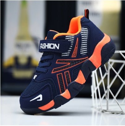 Sport Kids Sneakers Boys Casual Shoes For Children Sneakers Girls Shoes Leather Anti - Slippery Fashion Tenis Infantil Menino Mesh - Finesse for All:infoshopstore.fitnessforall.com.uk